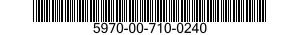 5970-00-710-0240  5970007100240 007100240