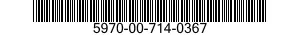 5970-00-714-0367  5970007140367 007140367