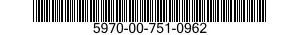 5970-00-751-0962  5970007510962 007510962