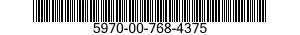 5970-00-768-4375  5970007684375 007684375