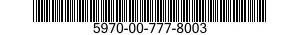5970-00-777-8003  5970007778003 007778003