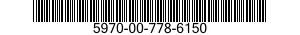 5970-00-778-6150 INSULATION SLEEVING,ELECTRICAL 5970007786150 007786150