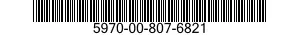 5970-00-807-6821  5970008076821 008076821