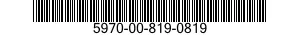 5970-00-819-0819  5970008190819 008190819