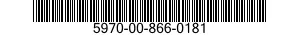 5970-00-866-0181 INSULATOR,DISK 5970008660181 008660181