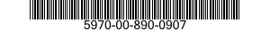 5970-00-890-0907 INSULATOR,BUSHING 5970008900907 008900907