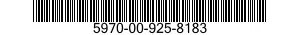 5970-00-925-8183  5970009258183 009258183