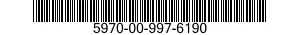 5970-00-997-6190  5970009976190 009976190