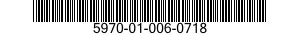 5970-01-006-0718  5970010060718 010060718