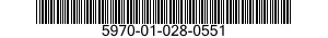 5970-01-028-0551  5970010280551 010280551
