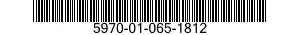 5970-01-065-1812 INSULATOR,BUSHING 5970010651812 010651812