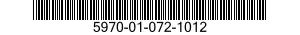 5970-01-072-1012 INSULATOR ASSEMBLY 5970010721012 010721012