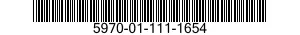 5970-01-111-1654  5970011111654 011111654