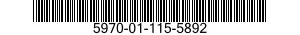5970-01-115-5892 INSULATOR,WASHER 5970011155892 011155892
