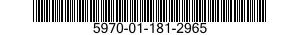 5970-01-181-2965  5970011812965 011812965