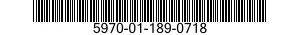 5970-01-189-0718 INSULATOR,BUSHING 5970011890718 011890718