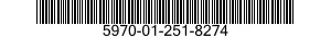 5970-01-251-8274 SLEEVING,TEXTILE,ELECTRICAL 5970012518274 012518274