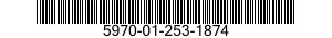 5970-01-253-1874 INSULATION SLEEVING,ELECTRICAL 5970012531874 012531874