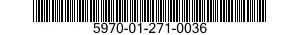 5970-01-271-0036 SLEEVING,TEXTILE,ELECTRICAL 5970012710036 012710036