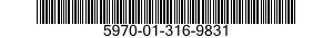 5970-01-316-9831 INSULATOR,PLATE 5970013169831 013169831