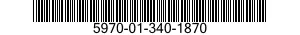 5970-01-340-1870 INSULATOR,DISK 5970013401870 013401870