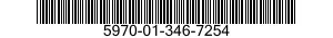 5970-01-346-7254 SLEEVING,TEXTILE,ELECTRICAL 5970013467254 013467254