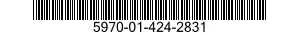 5970-01-424-2831 INSERT,INSULATOR 5970014242831 014242831