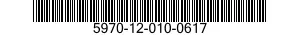 5970-12-010-0617  5970120100617 120100617