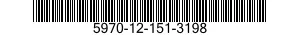 5970-12-151-3198 INSULATOR,FEEDTHRU 5970121513198 121513198
