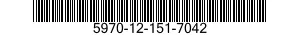 5970-12-151-7042 INSULATOR,FEEDTHRU 5970121517042 121517042