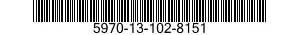 5970-13-102-8151 INSULATION SLEEVING 5970131028151 131028151