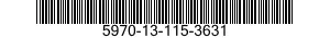 5970-13-115-3631 INSULATOR,BUSHING 5970131153631 131153631