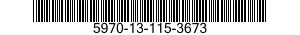 5970-13-115-3673 INSULATION SHEET,ELECTRICAL 5970131153673 131153673