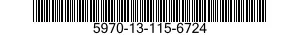 5970-13-115-6724 INSULATION SLEEVING,ELECTRICAL 5970131156724 131156724