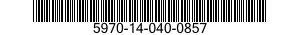 5970-14-040-0857  5970140400857 140400857