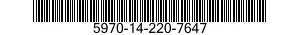 5970-14-220-7647  5970142207647 142207647