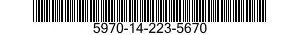 5970-14-223-5670 INSULATOR,DISK 5970142235670 142235670