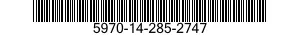 5970-14-285-2747  5970142852747 142852747