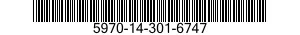 5970-14-301-6747  5970143016747 143016747