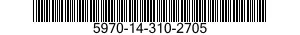 5970-14-310-2705 INSULATOR,FEEDTHRU 5970143102705 143102705