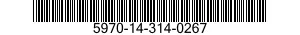 5970-14-314-0267  5970143140267 143140267