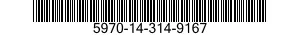 5970-14-314-9167 SLEEVING,TEXTILE,ELECTRICAL 5970143149167 143149167