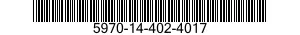 5970-14-402-4017 SLEEVING,TEXTILE,ELECTRICAL 5970144024017 144024017