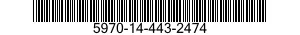 5970-14-443-2474 SLEEVING,TEXTILE,ELECTRICAL 5970144432474 144432474