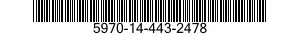 5970-14-443-2478 SLEEVING,TEXTILE,ELECTRICAL 5970144432478 144432478