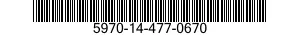 5970-14-477-0670 INSULATOR,ANGLE BRACKET 5970144770670 144770670