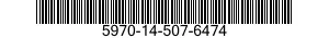 5970-14-507-6474 SLEEVING,TEXTILE,ELECTRICAL 5970145076474 145076474