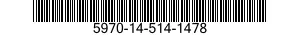 5970-14-514-1478 INSULATION SLEEVING,ELECTRICAL 5970145141478 145141478