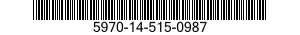 5970-14-515-0987 INSULATOR,PLATE 5970145150987 145150987