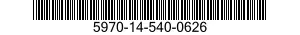 5970-14-540-0626 INSULATOR,STRAIN 5970145400626 145400626